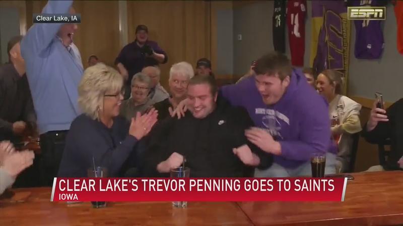 I'm still living in a dream' Trevor Penning's Mom & former coach react to  draft pick - ABC 6 News 