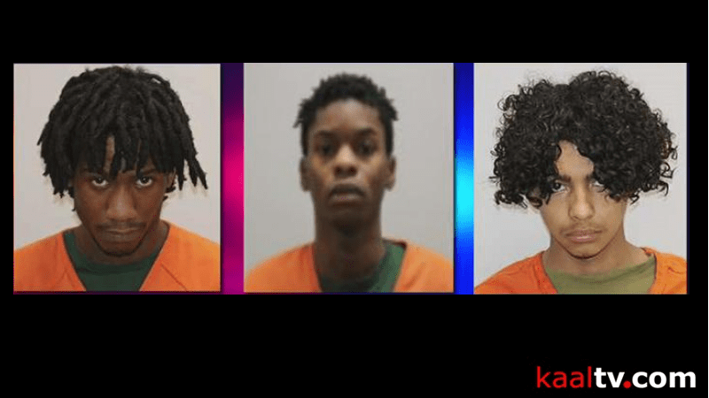 From left to right: Tyrone Williams, Nickalos Taylor, Francisco Lagunes Silva / Mower County Jail