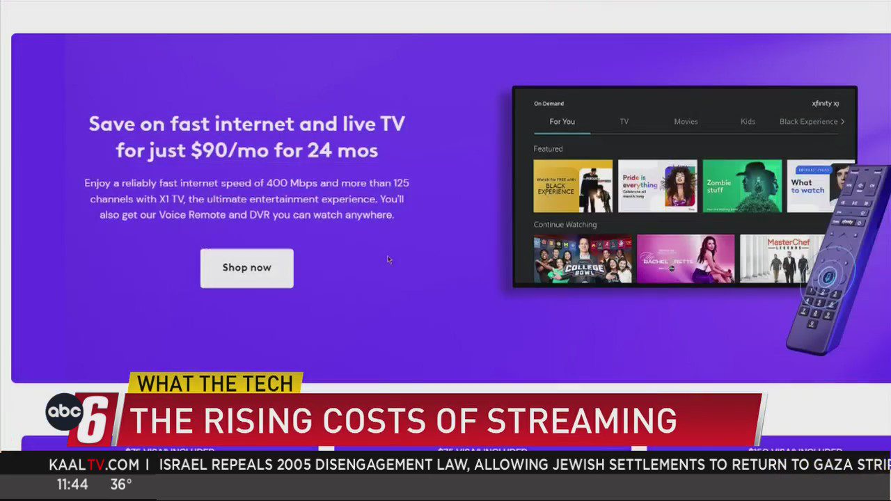 What the Tech? The rising price of streaming - ABC 6 News