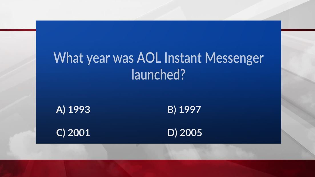 What year was AOL Instant Messenger launched?