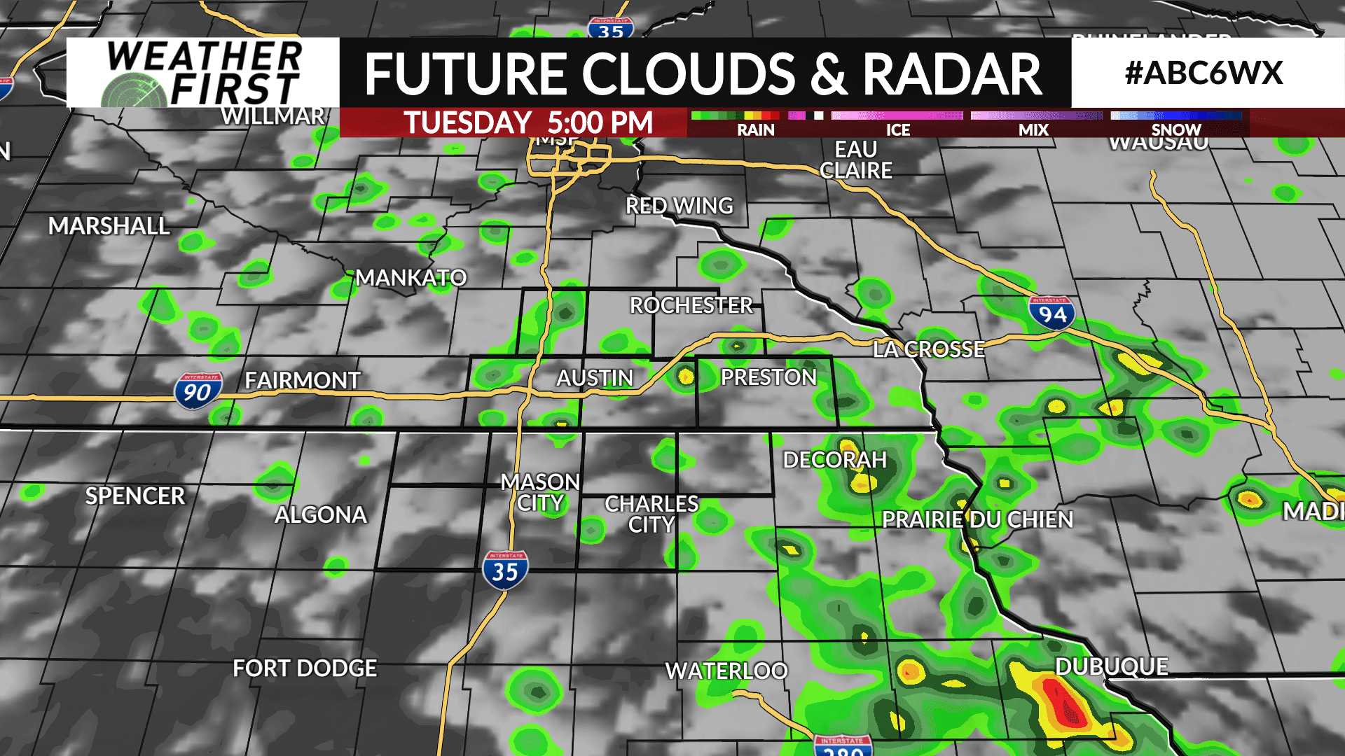 Slow, cutoff low starts moving out Wednesday - ABC 6 News