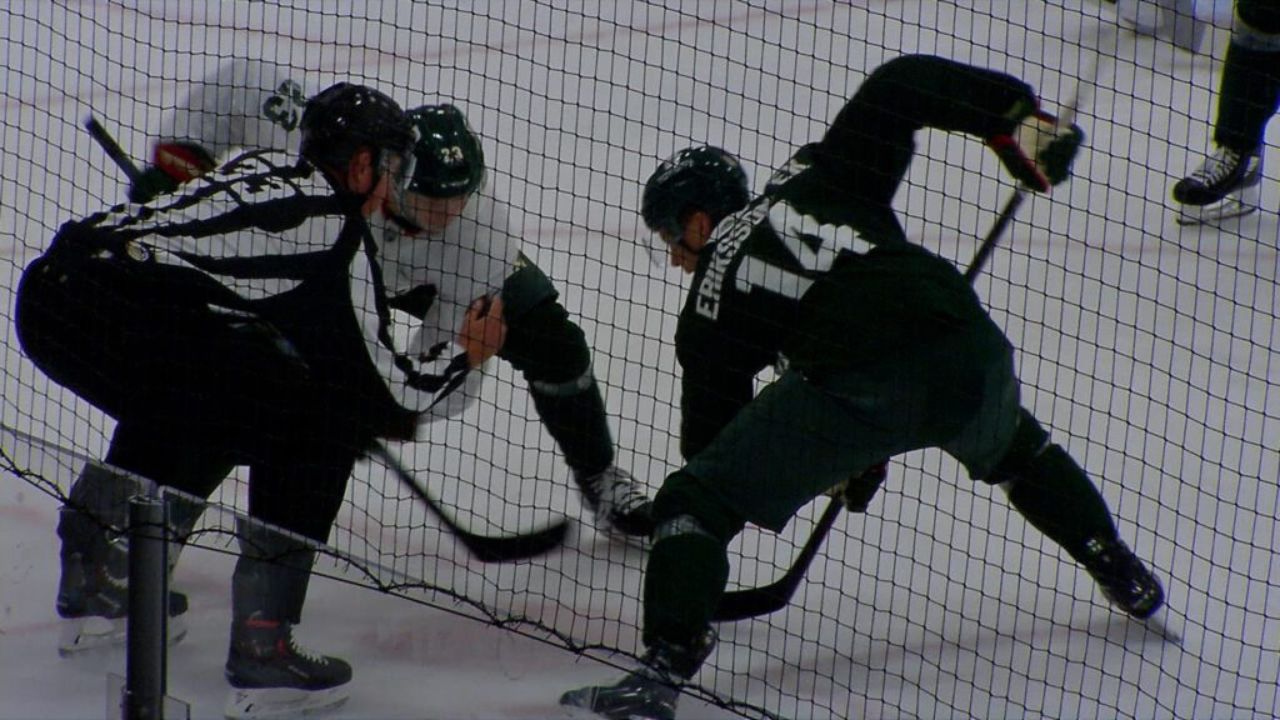Wild hold scrimmage in front of fans - ABC 6 News
