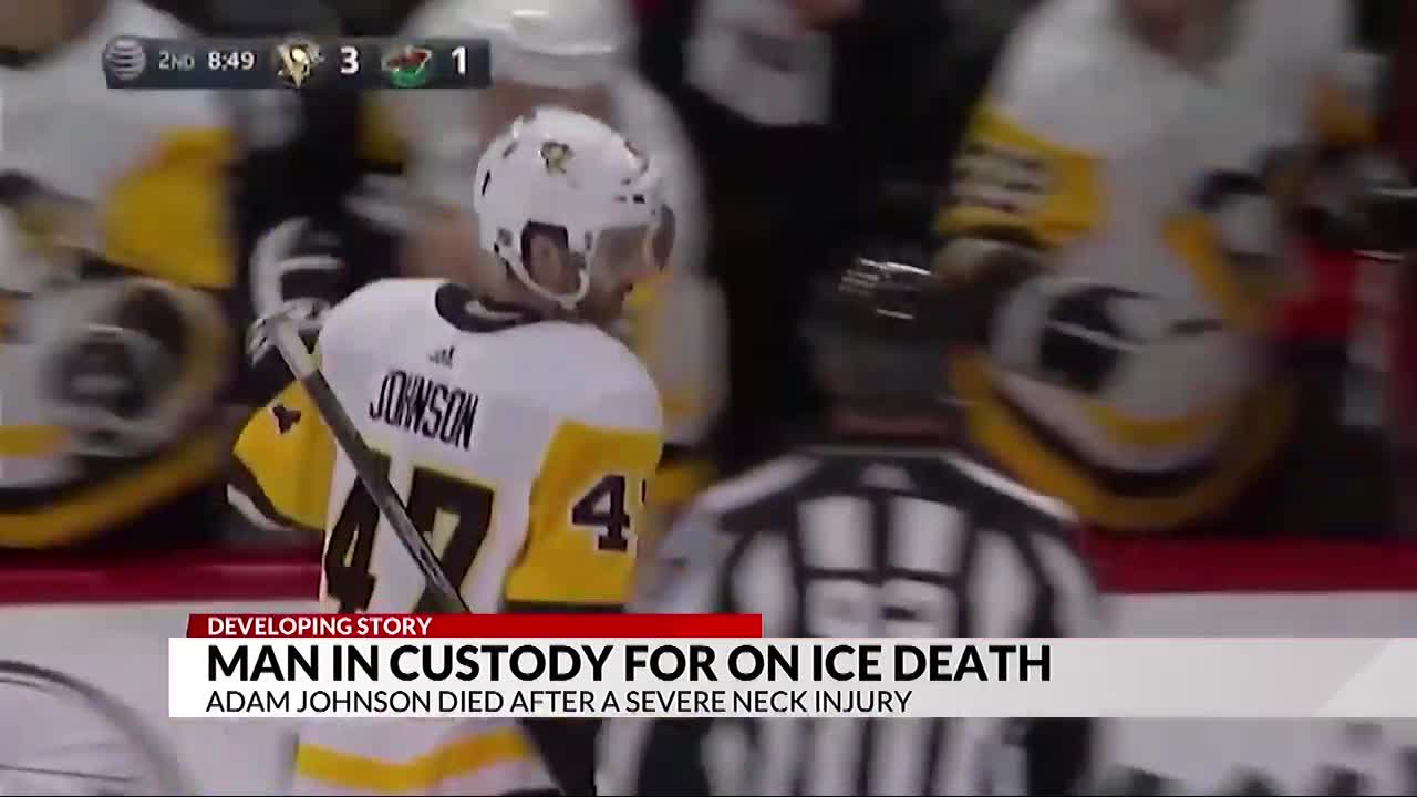 Police investigating death of US ice hockey player from skate blade cut in  English game - The San Diego Union-Tribune