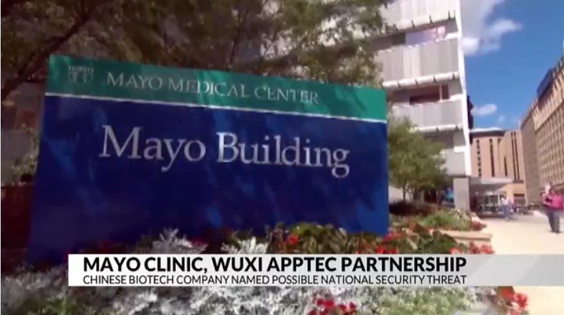 Legislation Flags Chinese Firm Affiliated with Mayo Clinic as Potential National Security Risk