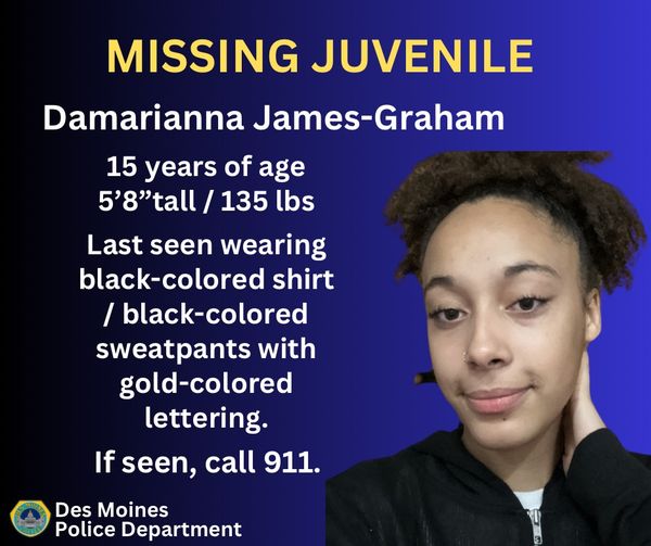 Iowa Missing Teen